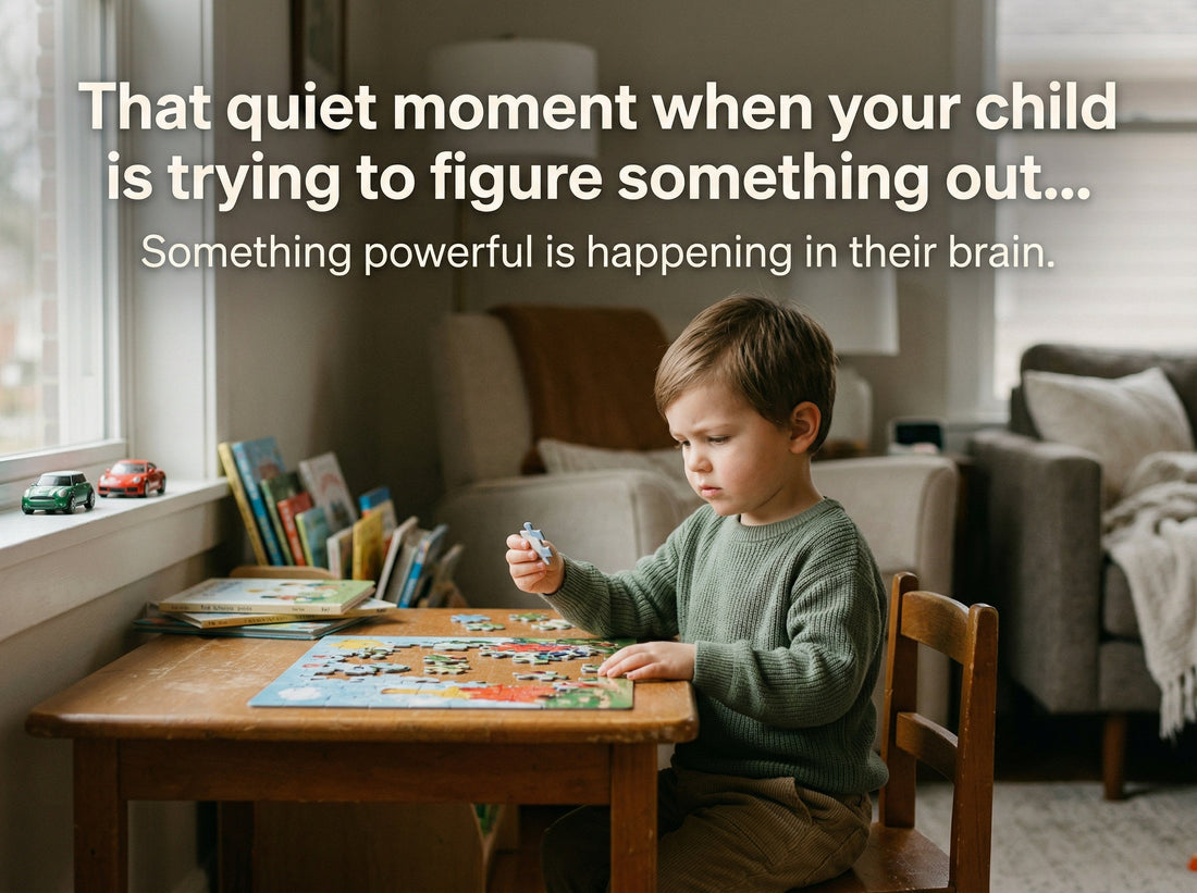 That moment your child pauses… and just stares at the puzzle
