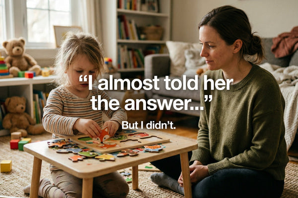 I almost told her the answer…