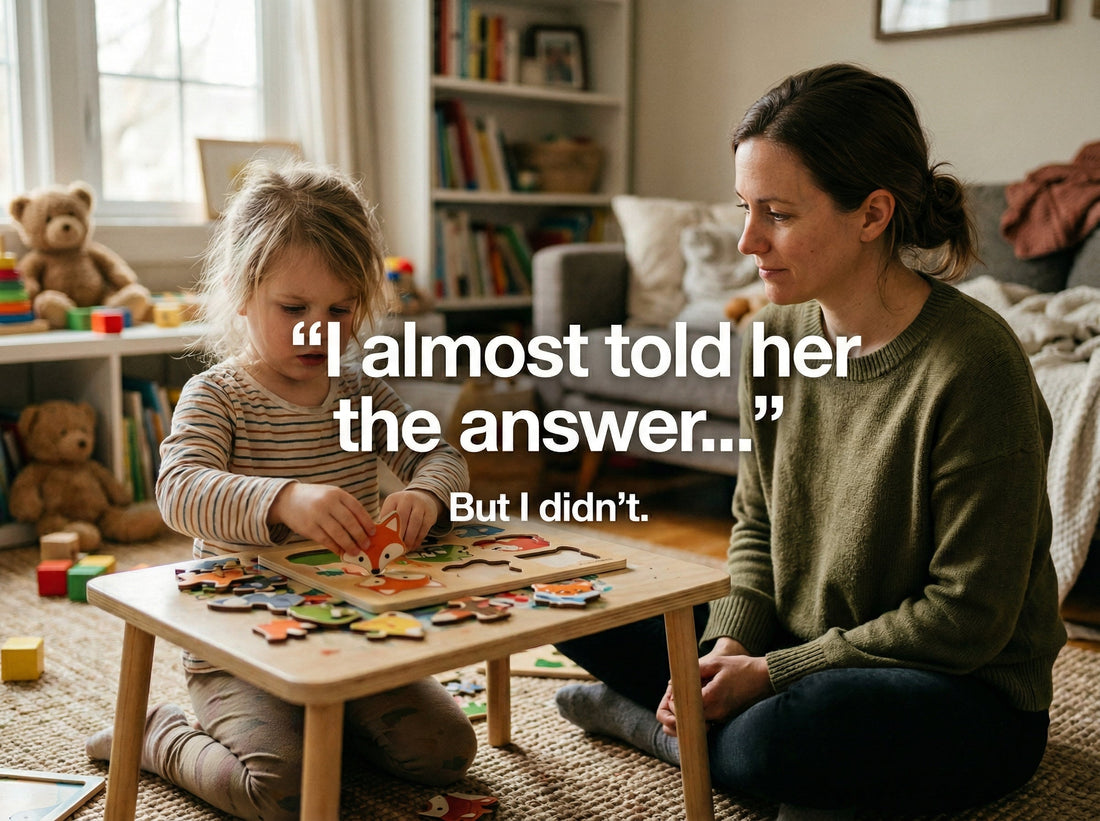 I almost told her the answer…