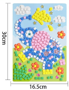 DIY Numbered Puzzle Sticker