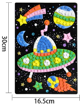 DIY Numbered Puzzle Sticker