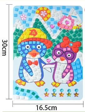 DIY Numbered Puzzle Sticker