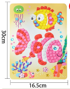 DIY Numbered Puzzle Sticker