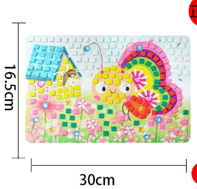 DIY Numbered Puzzle Sticker