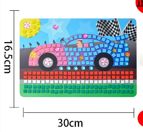 DIY Numbered Puzzle Sticker