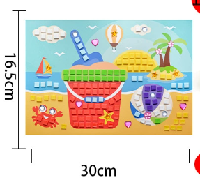 DIY Numbered Puzzle Sticker