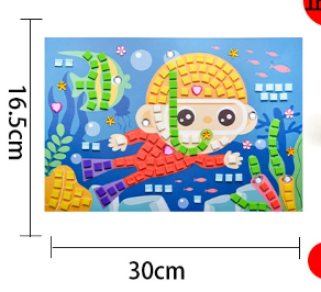 DIY Numbered Puzzle Sticker