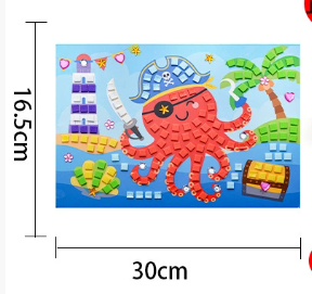 DIY Numbered Puzzle Sticker