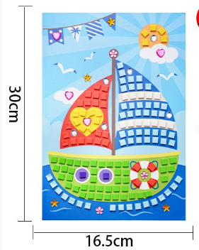 DIY Numbered Puzzle Sticker