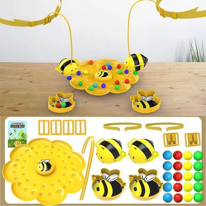 Magnetic 2-player Bee Headband Game