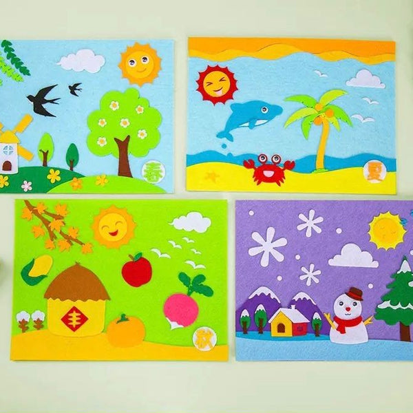 DIY 4‑Season Felt Fabric Art Craft Kit