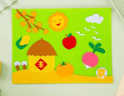 DIY 4‑Season Felt Fabric Art Craft Kit