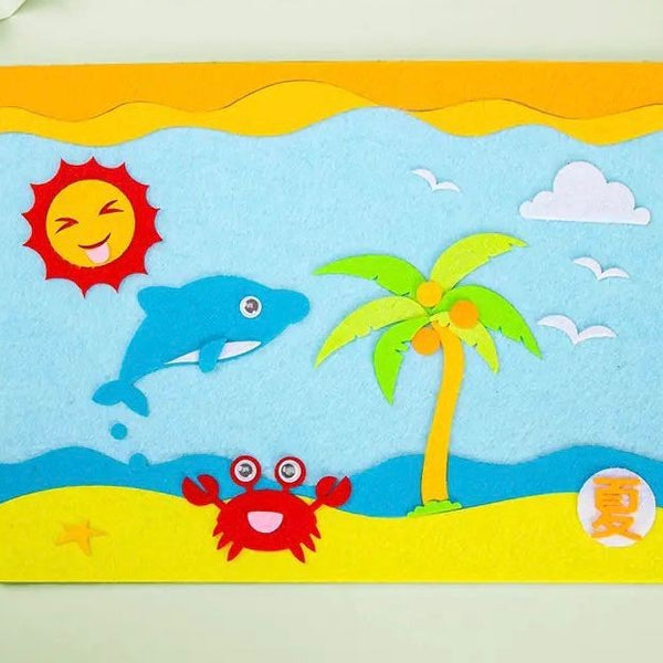 DIY 4‑Season Felt Fabric Art Craft Kit