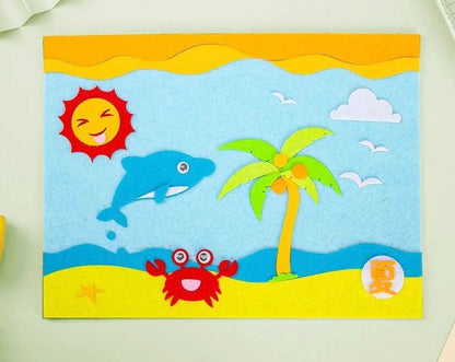DIY 4‑Season Felt Fabric Art Craft Kit