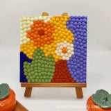 Pompom painting