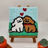 Pompom painting